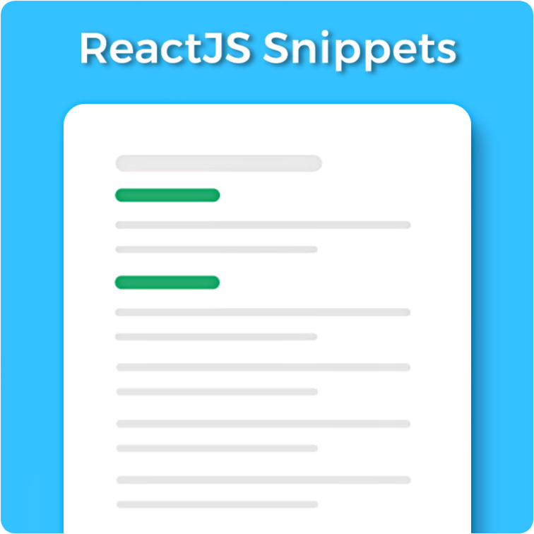 ReactJS Snippets